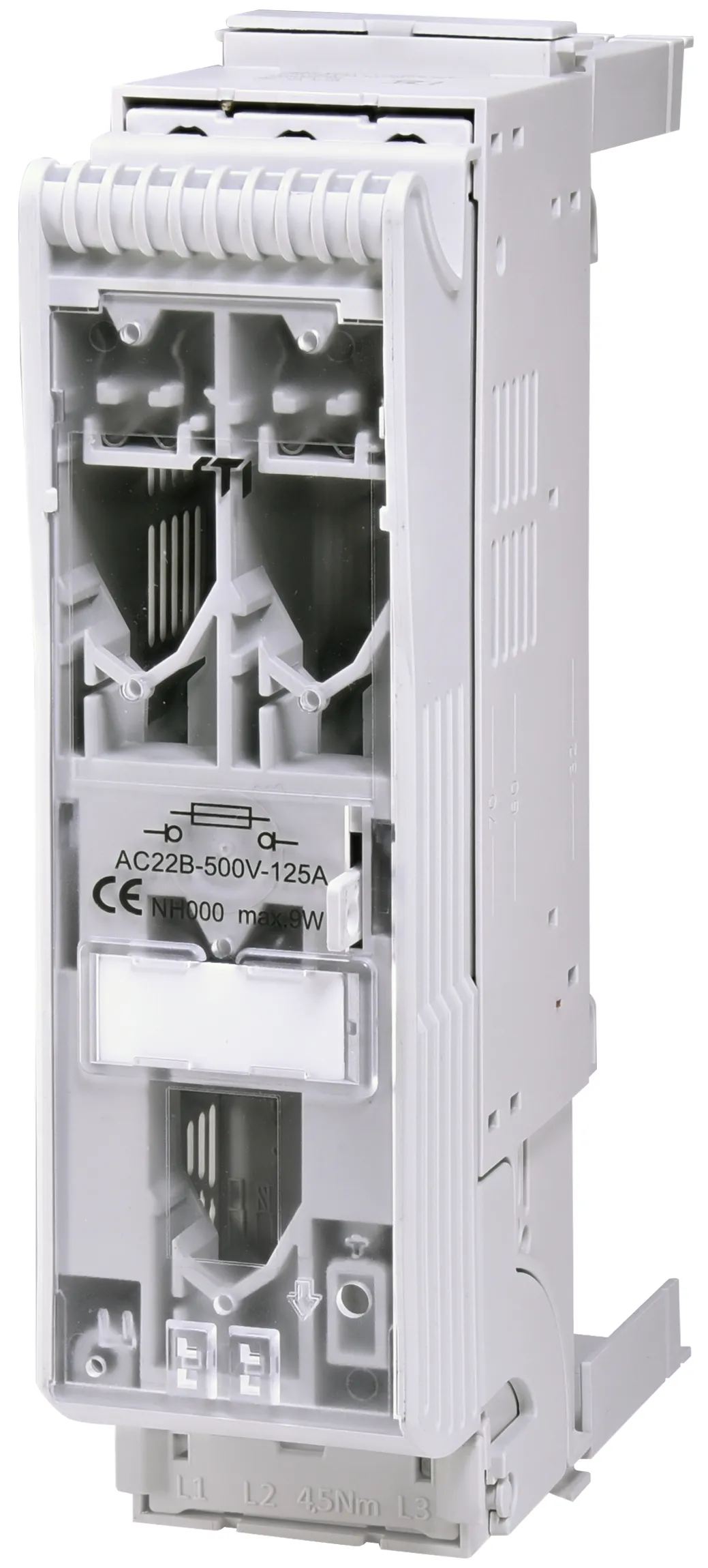 Biztosítos szakaszoló KVL-B-000 3p F50 Bottom 001690915