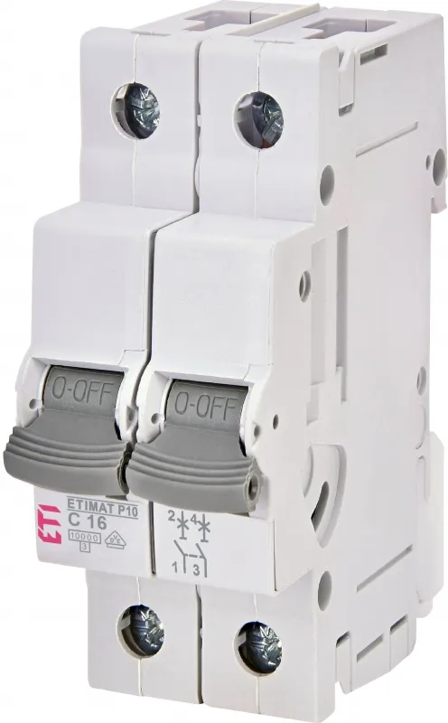 Kismegszakító ETIMAT P10 1p+N B13  15kA 001901609