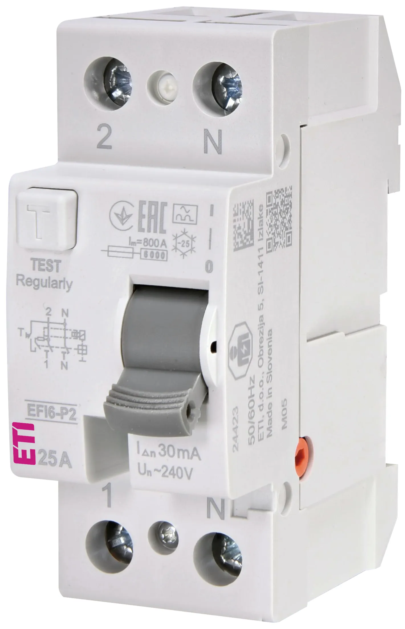 Áram-védőkapcsoló EFI6-P2 A 25/0.03 002061261