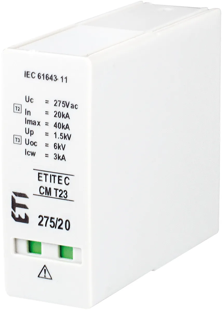 Túlfeszültség levezető MOD.ETITEC CM T23 275/20 G 002440659