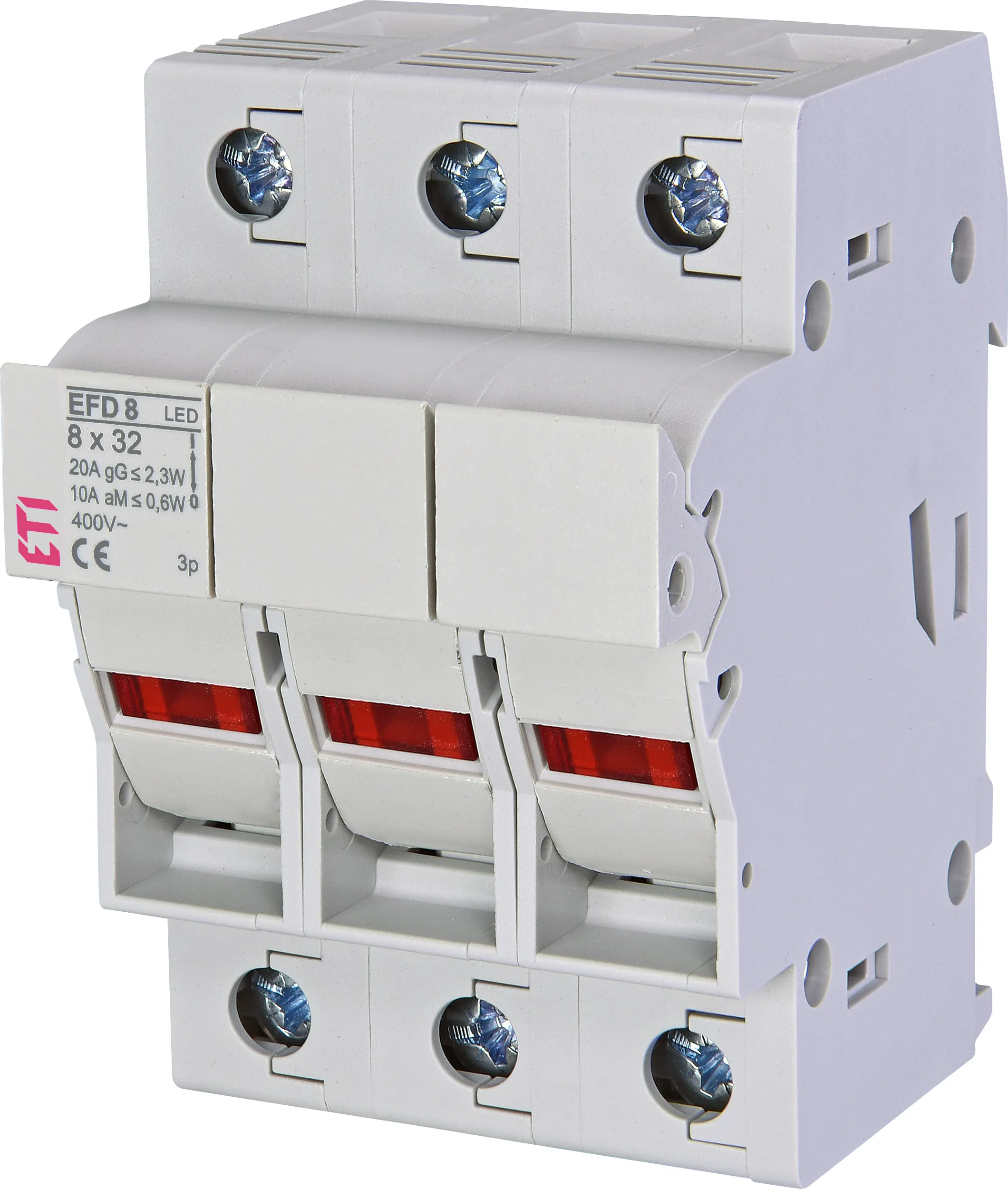 Biztosítós szakaszoló EFD 8 3p LED 002520014