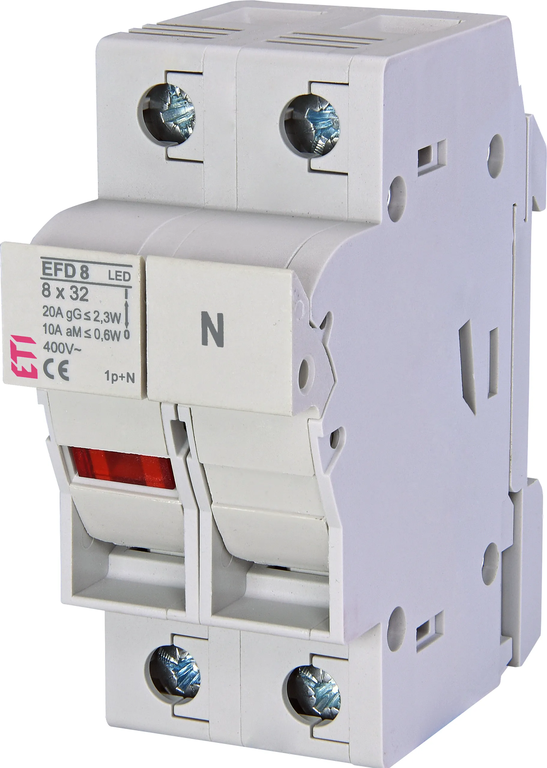 Biztosítós szakaszoló EFD 8 1p+N LED AD 002520312