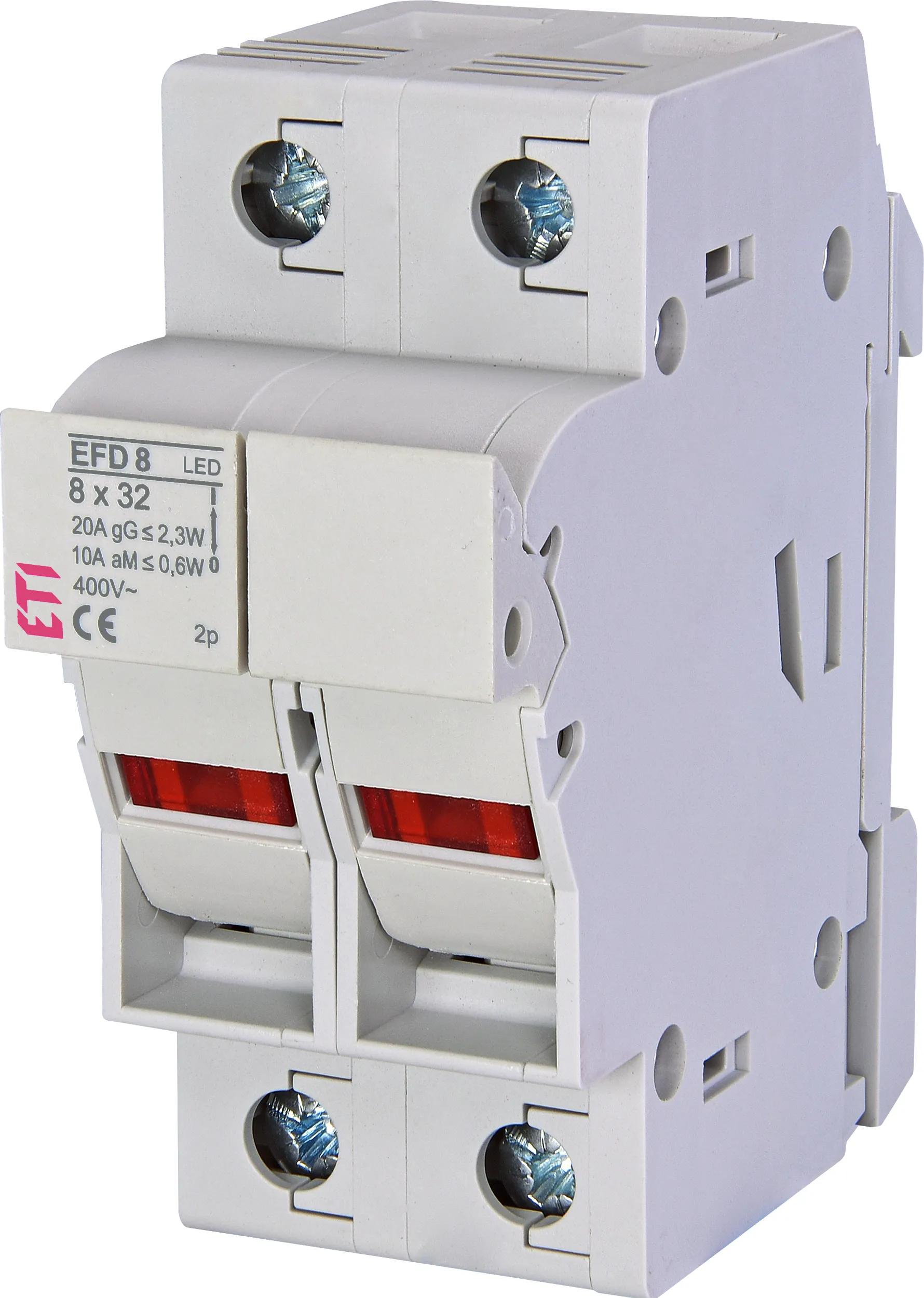 Biztosítós szakaszoló EFD 8 2p LED AD 002520313