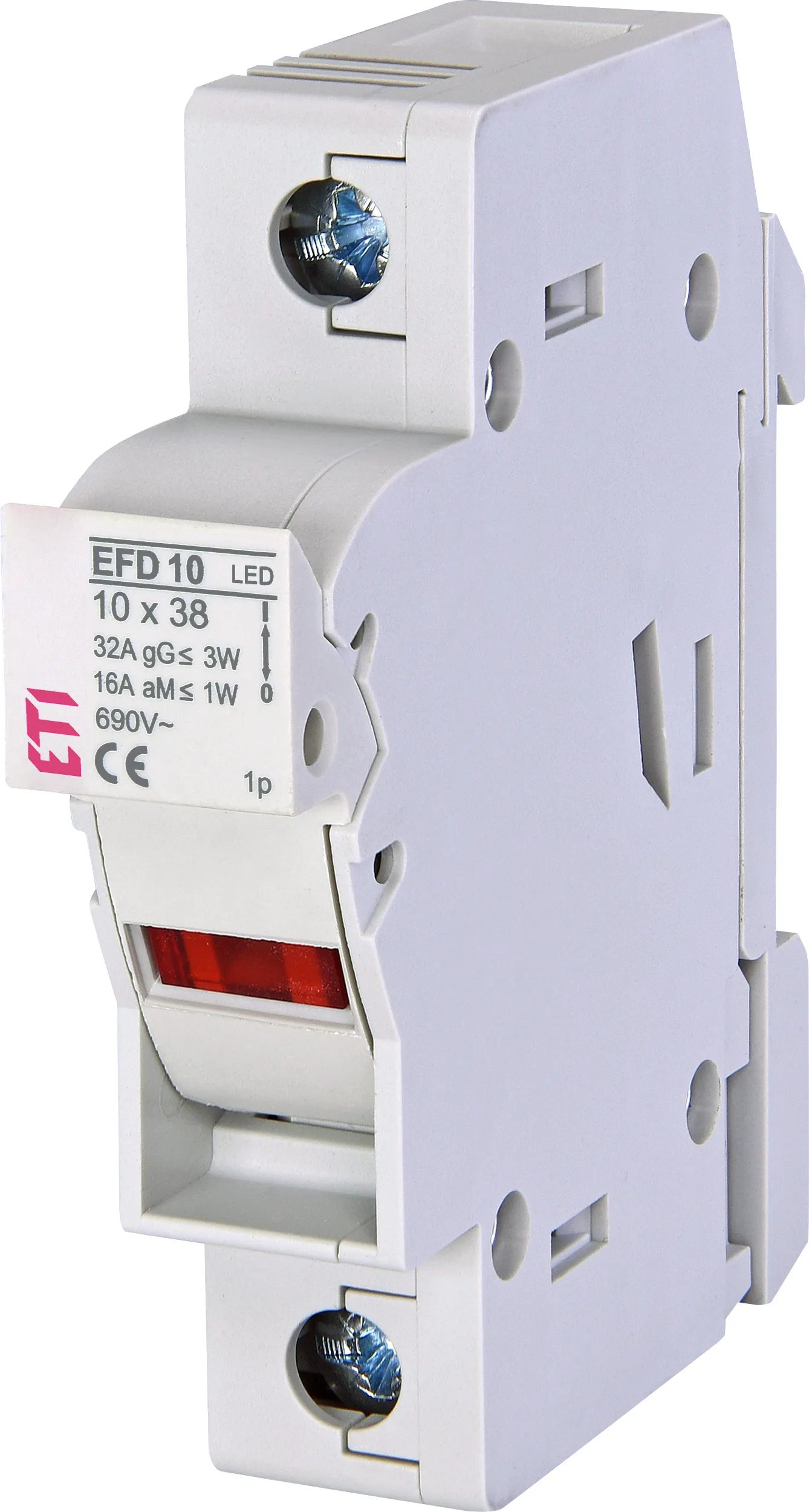 Biztosítós szakaszoló EFD 10 1p LED AD 002540311