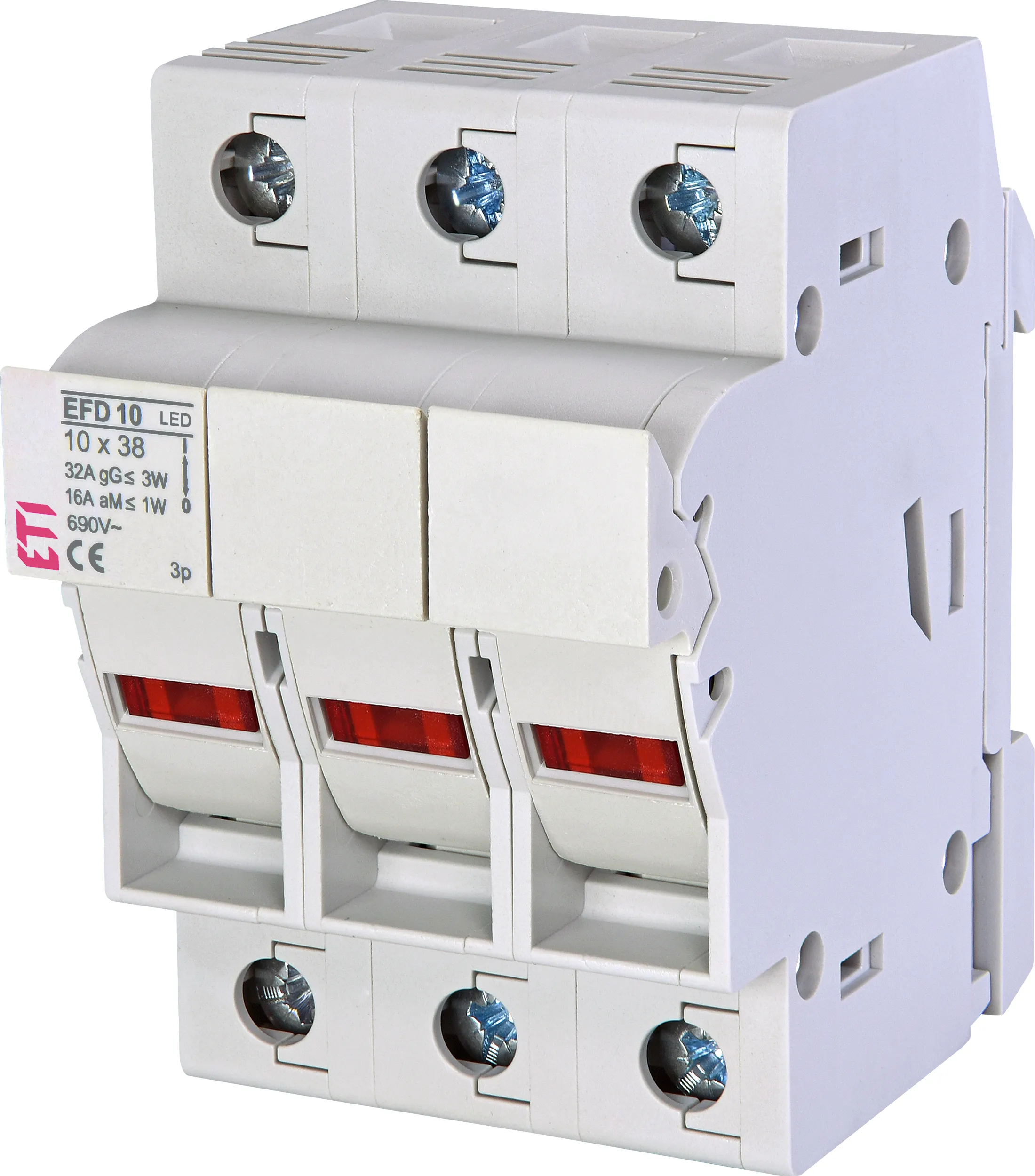 Biztosítós szakaszoló EFD 10 3p LED AD 002540314