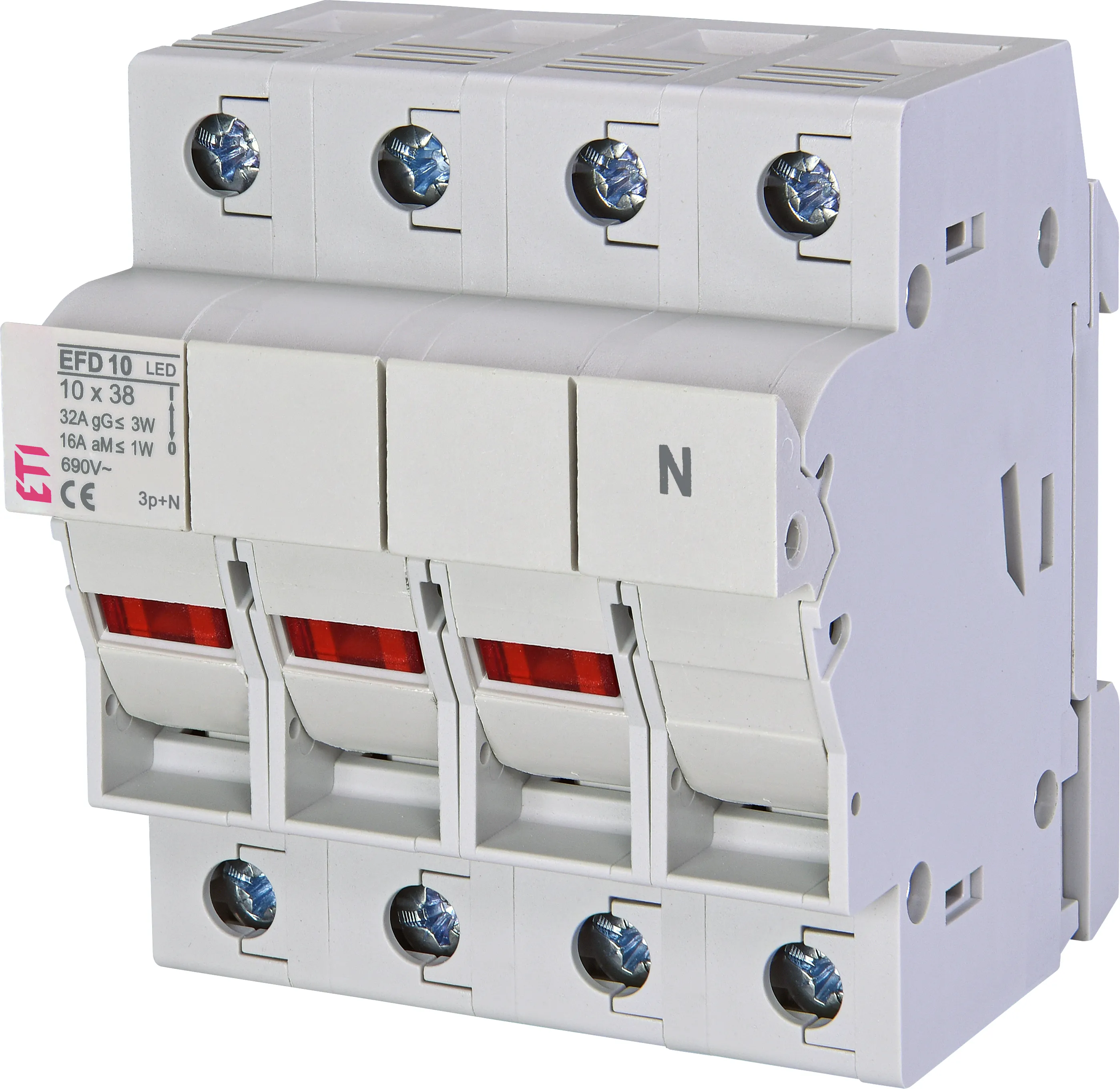 Biztosítós szakaszoló EFD 10 3p+N LED AD 002540315