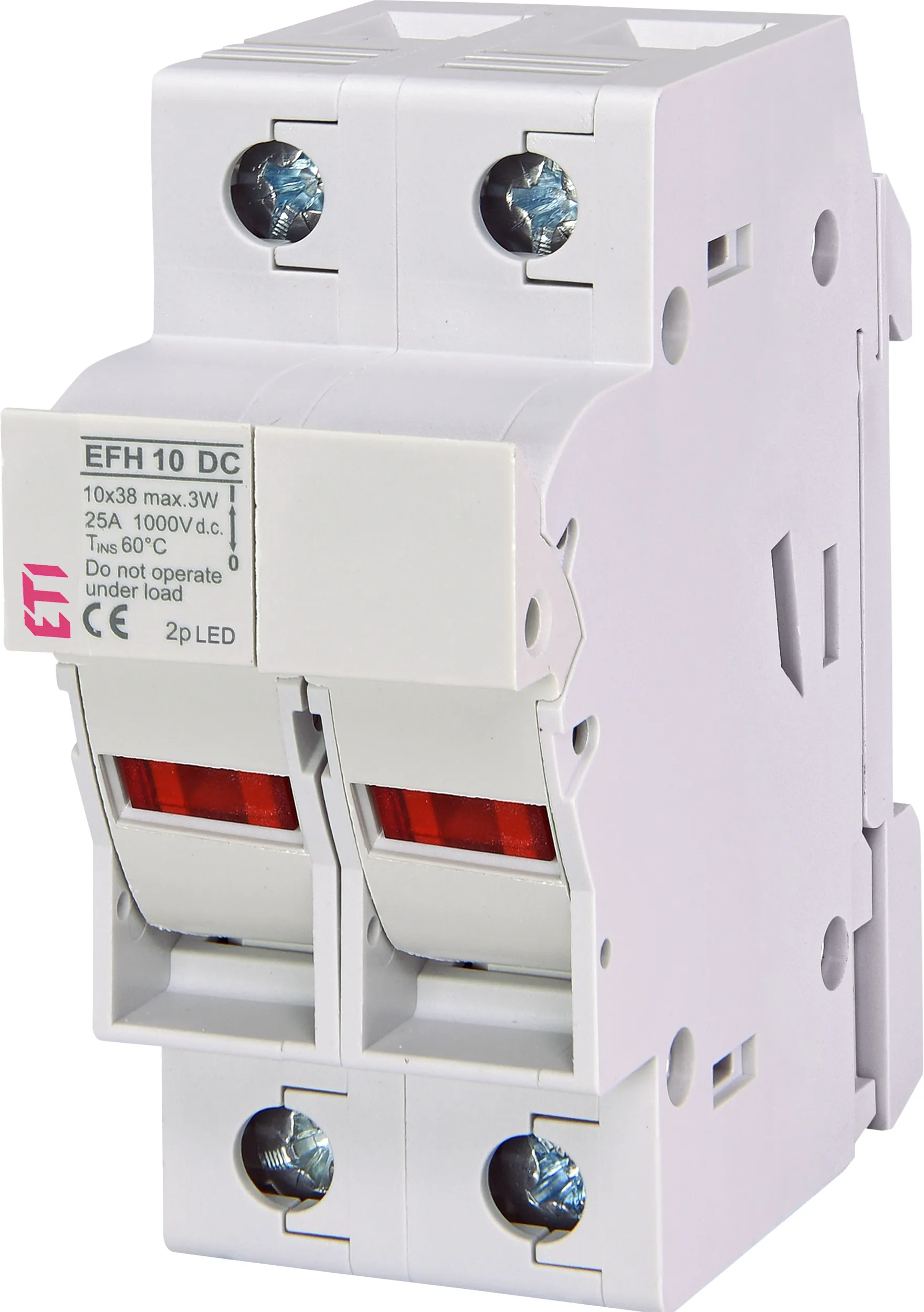 Biztosító foglalat EFH 10 DC 2p LED AD 002540513