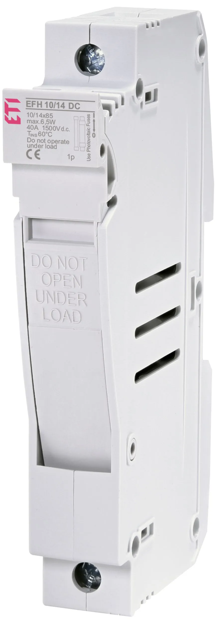 Biztosító foglalat EFH 10/14 DC 1p 002580001