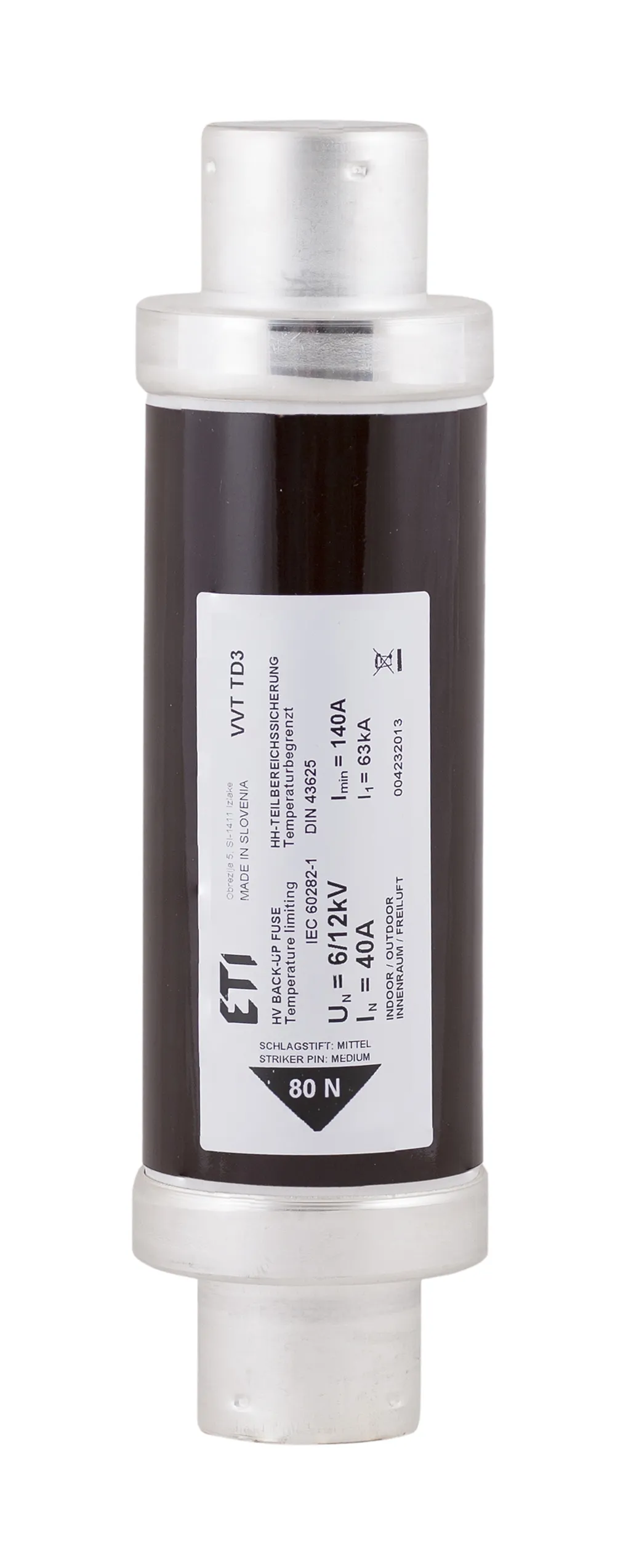 Olvadóbiztosító VVC3 12kV/6A 192 004230105