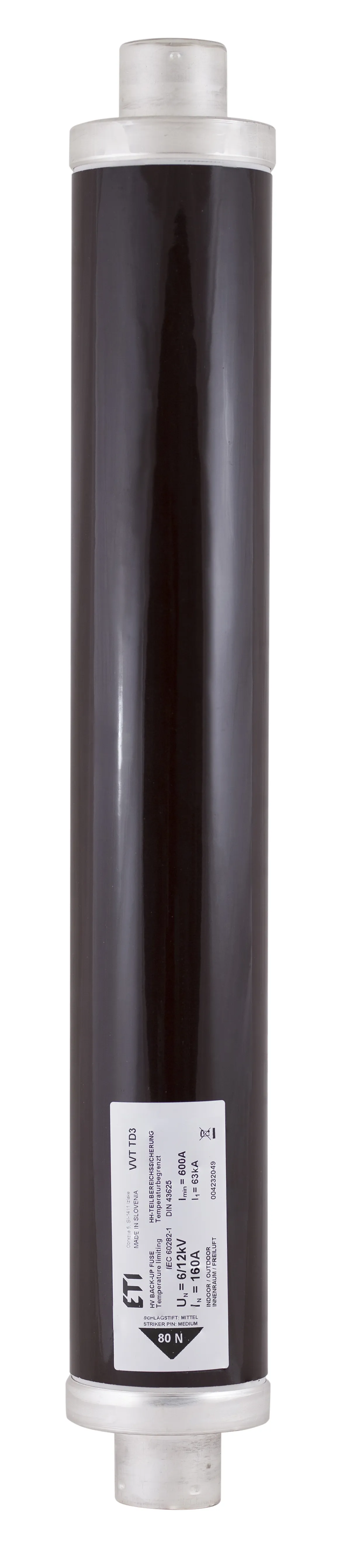 Olvadóbiztosító VVT-D3 12kV/160A 537 004232619