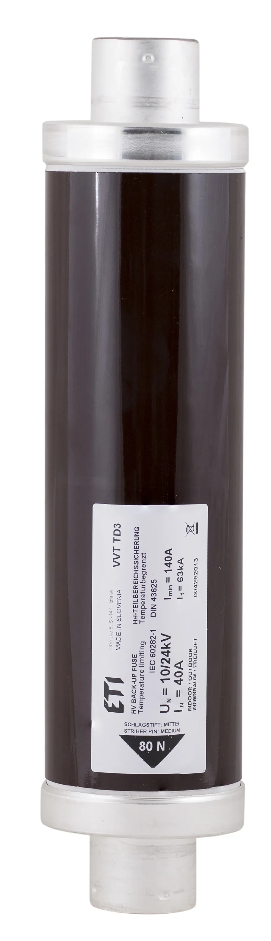 Olvadóbiztosító VVT-D3 24kV/2A 292 004252103
