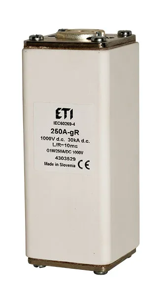 Olvadóbiztosító NHG1 gR 250A/1000V DC 004303532