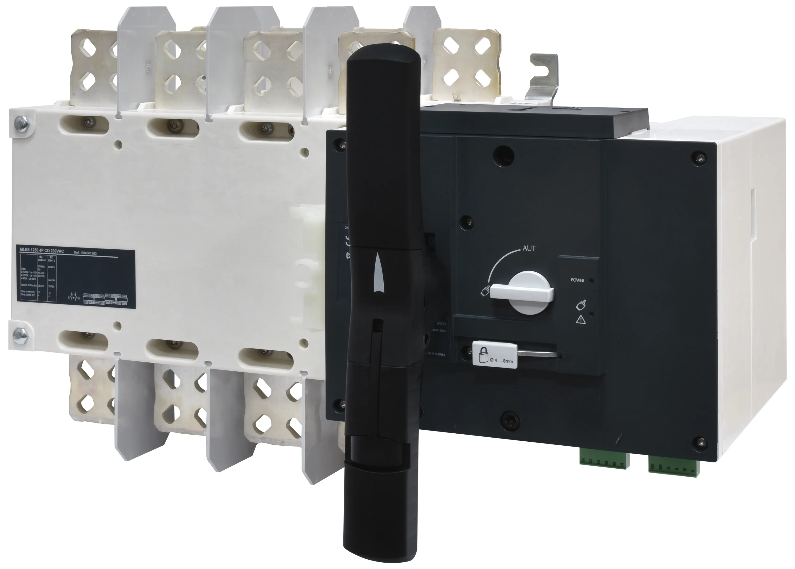 Motoros háromállású átkapcsoló MLBS 1250 4P CO 230VAC 004661983