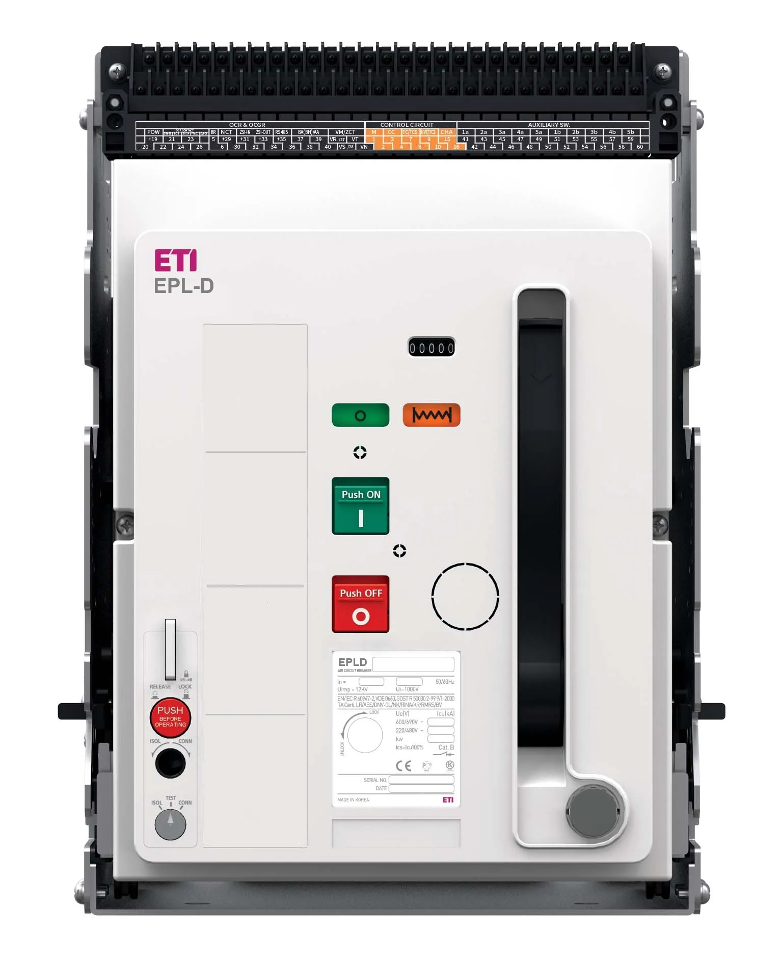 Szakaszoló kapcsoló EPL-D-25 4H BF/M2C2S2 004696630