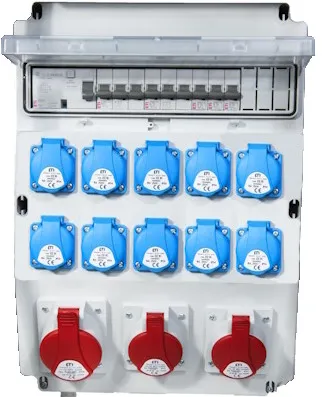 Szerelt PV elosztó EDS16 RCD 10/3 16/32/63 B+C 001105354