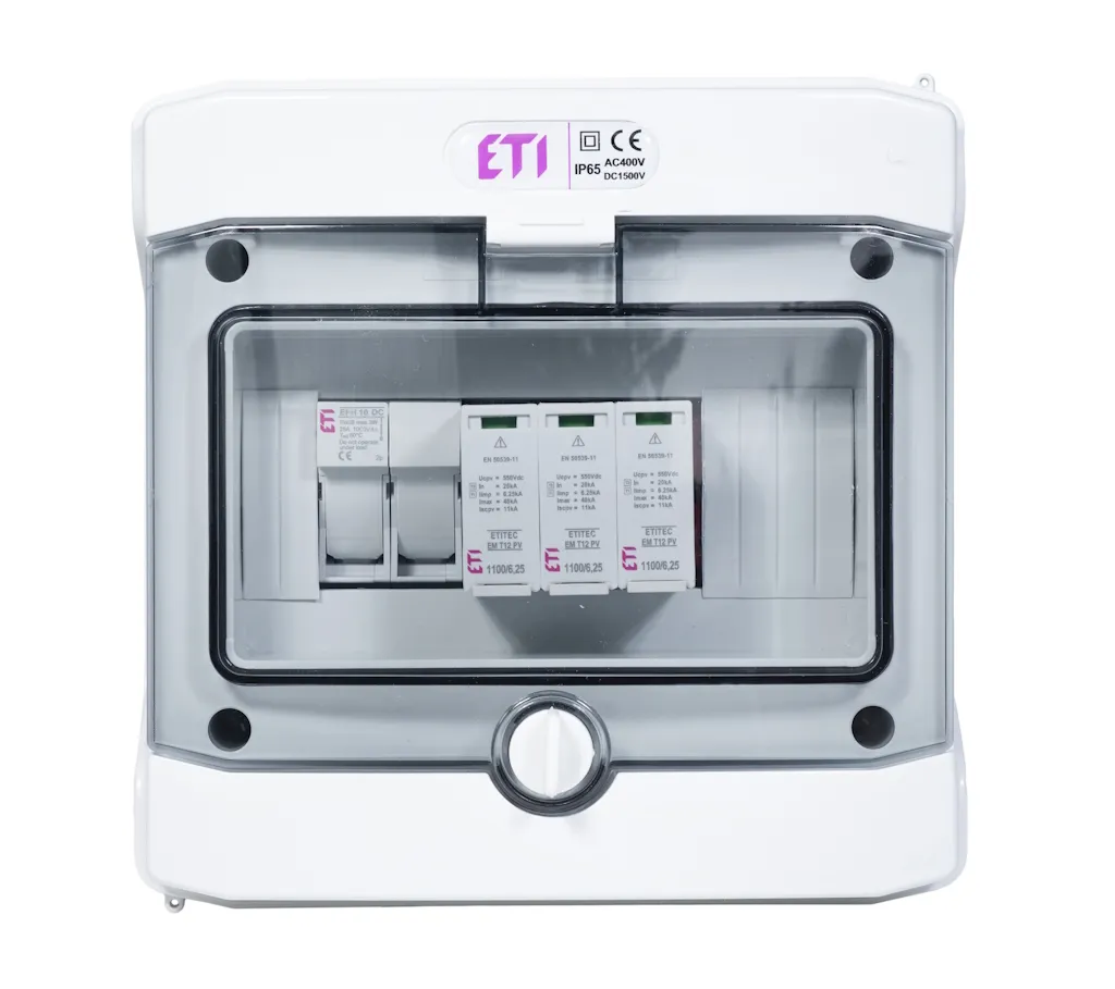 Szerelt PV elosztó RFVE1100/8-DC1/1-16-EMT12 001105400