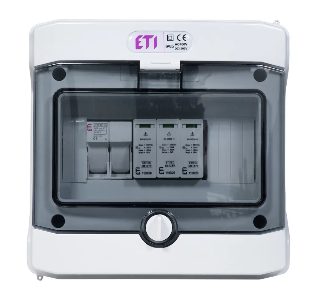 Szerelt PV elosztó RFVE1100/8-DC1/1-16-EMT2 001105401