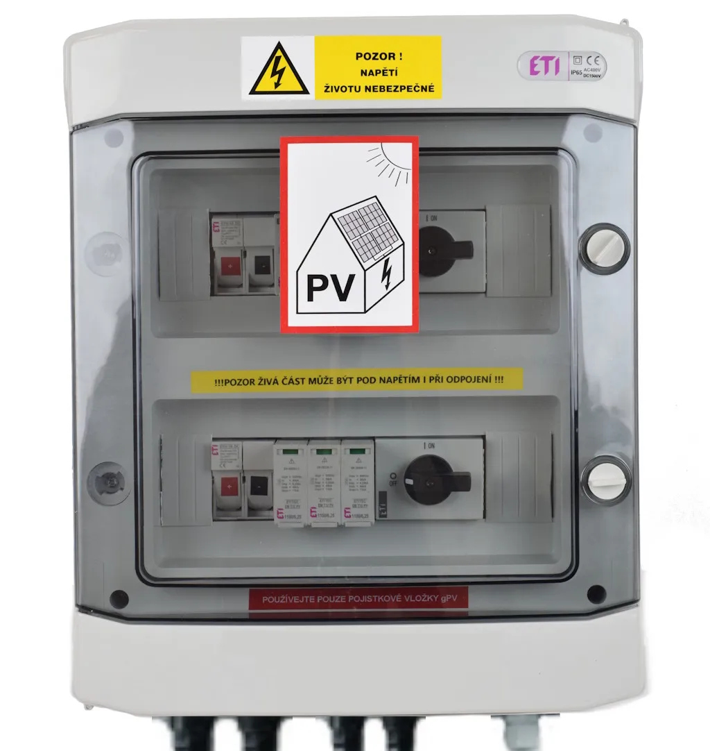 Szerelt PV elosztó RFVE1100/24-DC2/2-16-EMT12-VC 001105421