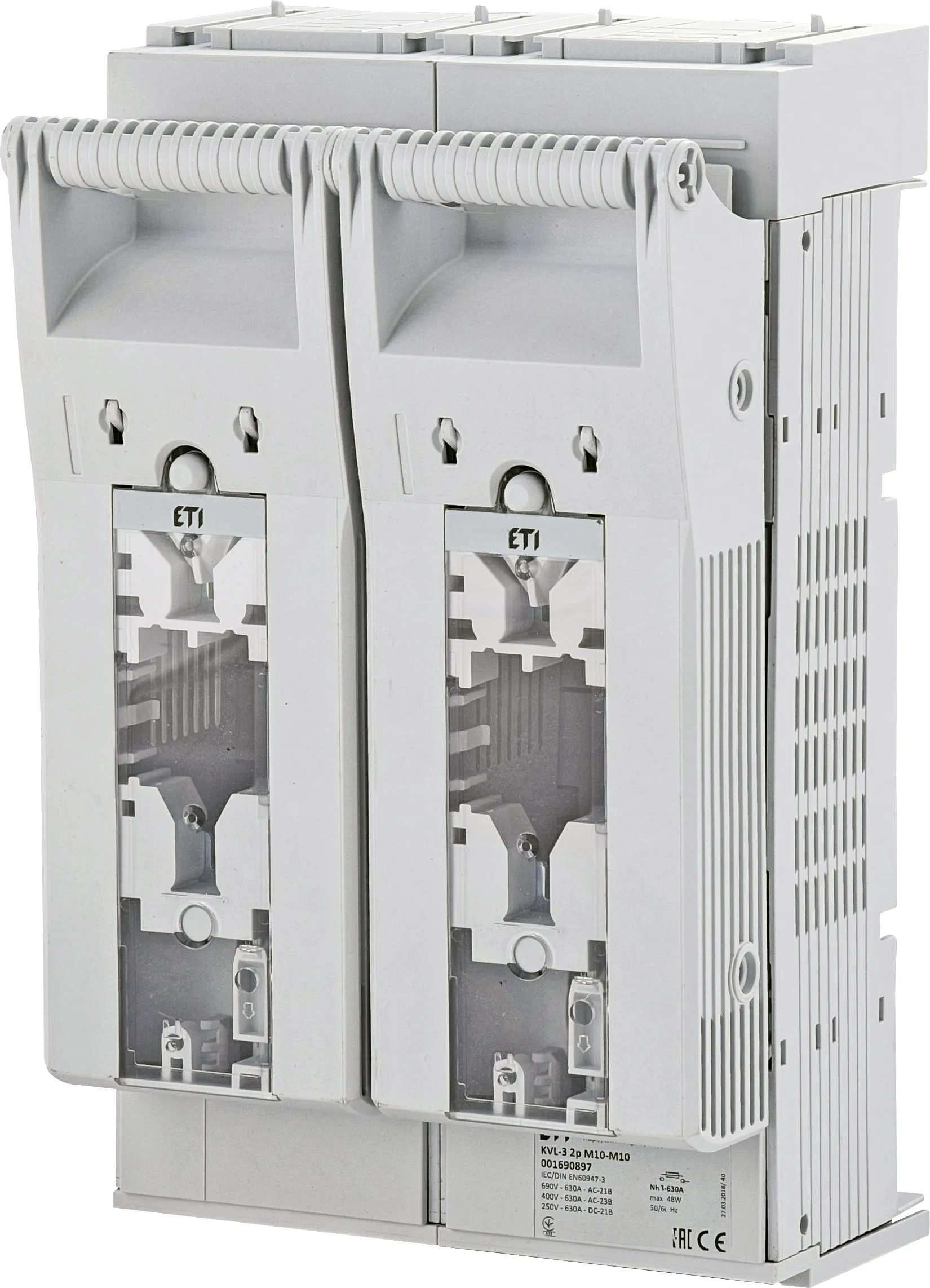 Biztosítos szakaszoló KVL-3 2p M10-M10 001690897