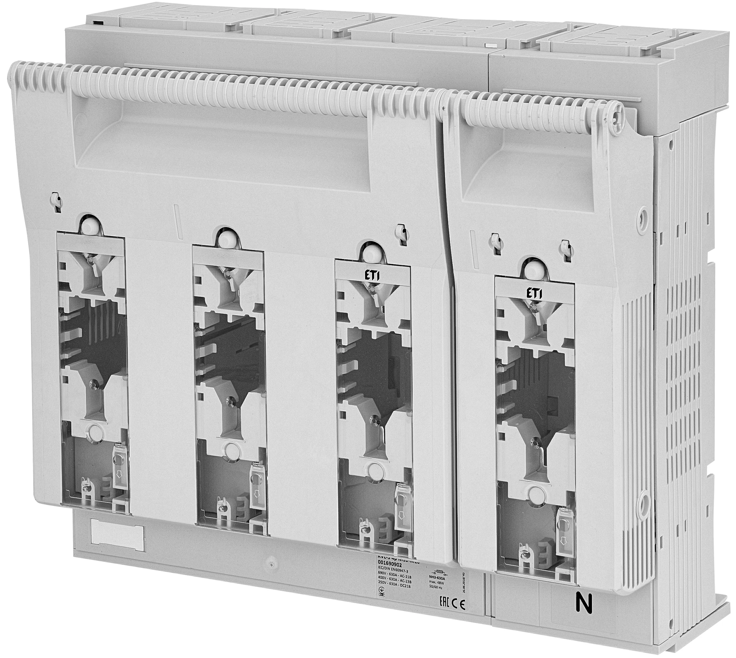 Biztosítos szakaszoló KVL-3 4p M10-M10 001690902