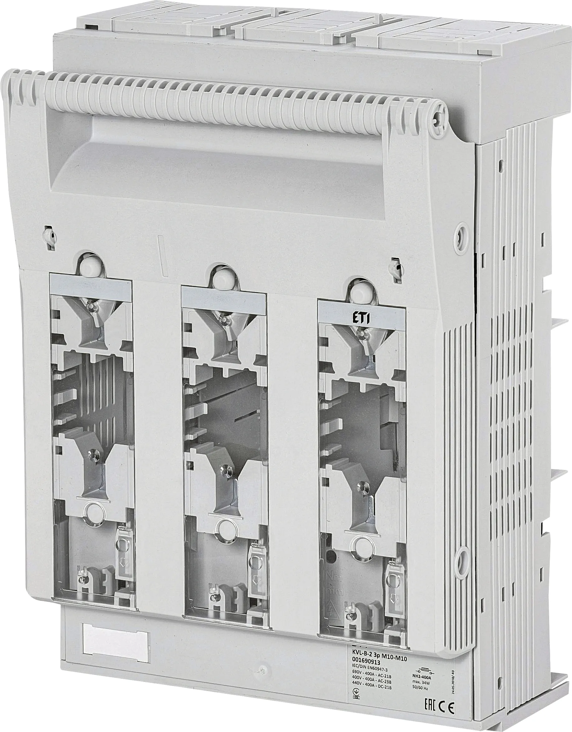 Biztosítos szakaszoló KVL-B-2 3p M10-M10 001690913