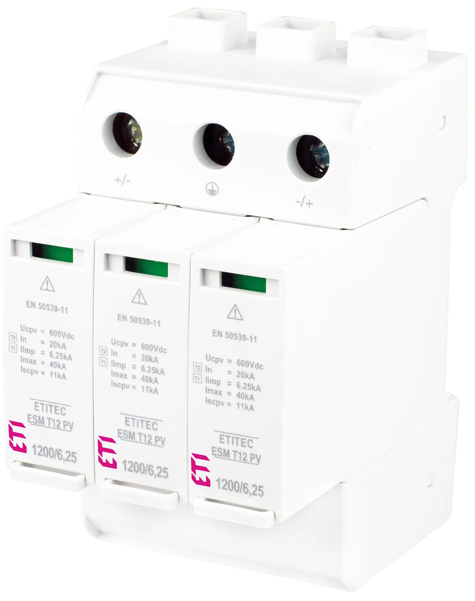 Túlfeszültség levezető ETITEC ESM T12PV 1200/6,25Y RC 002440641