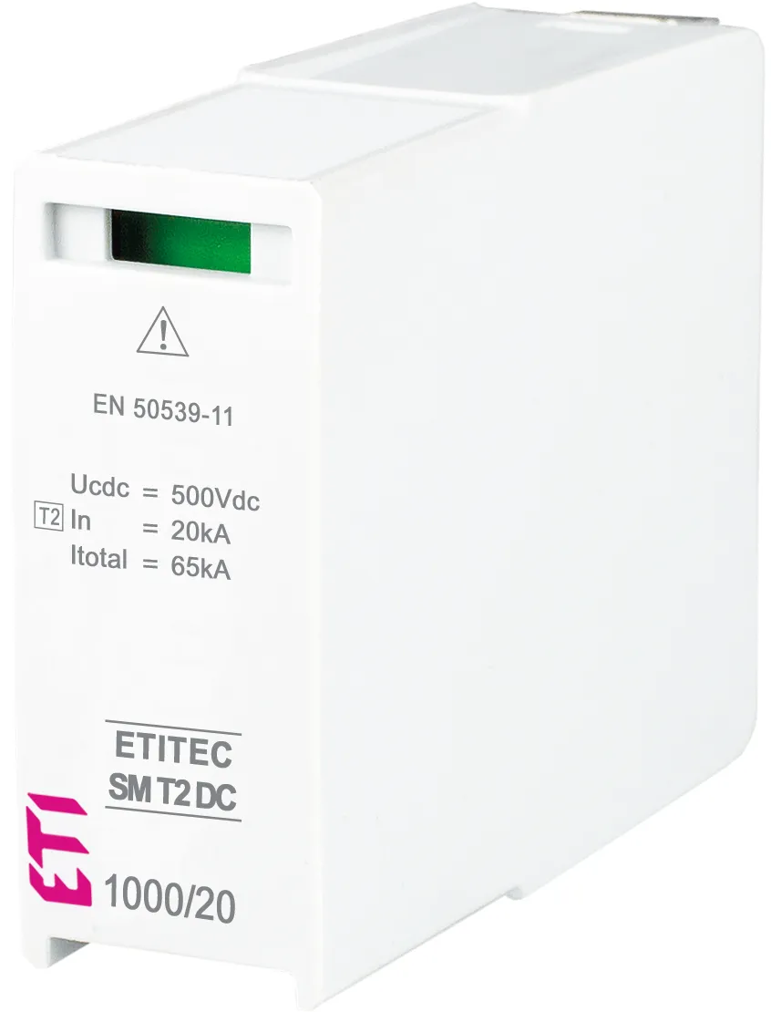 Túlfeszültség levezető MOD. SM T2 DC 500/20 S 002440730
