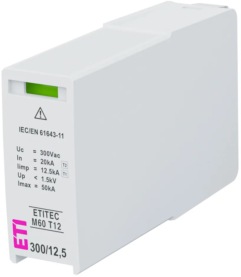 Túlfeszültség levezető MOD.ETITEC M60 T12 300/12,5 002440862