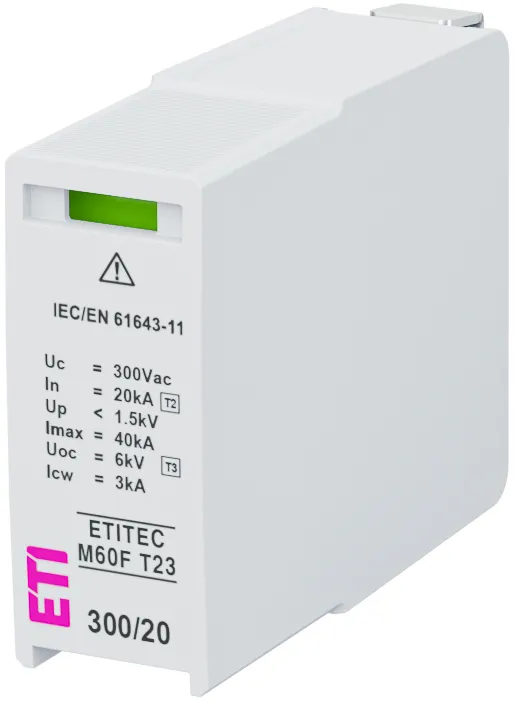 Túlfeszültség levezető MOD.ETITEC M60F T23 300/20 002440864