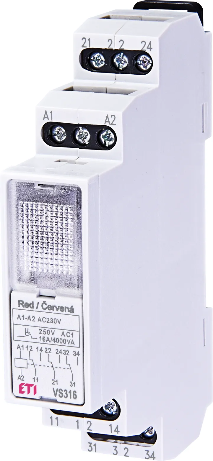 Teljesítmény relé VS316K/230 red 002471202