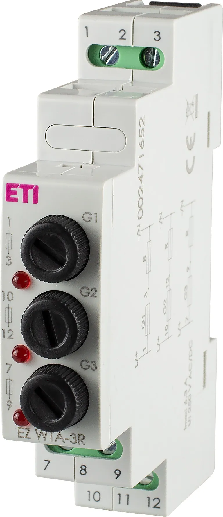 Félvezetővédő biztosító foglal EZ WTA-3R 002471652