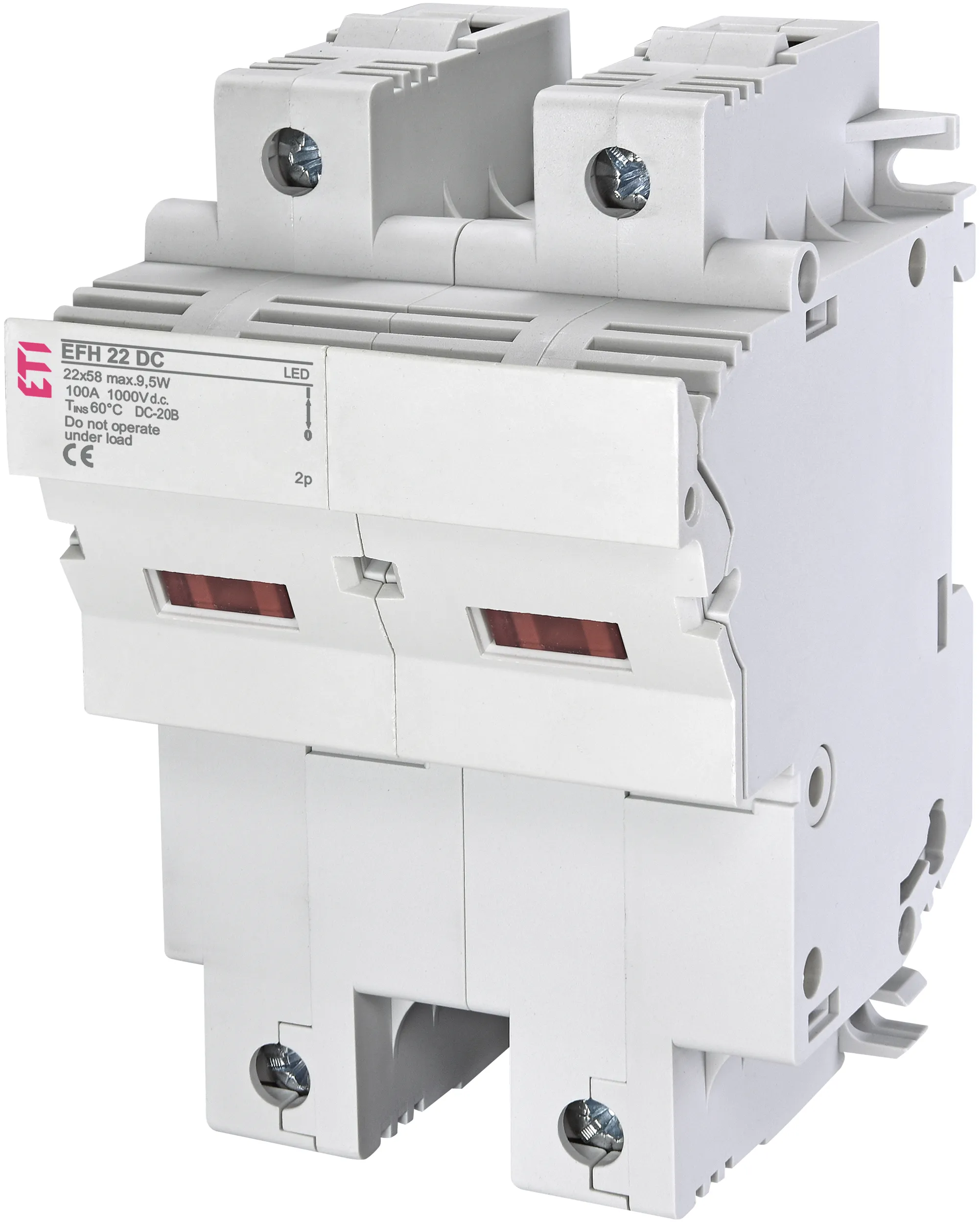 Biztosító foglalat EFH 22 DC LED 2p 002570213