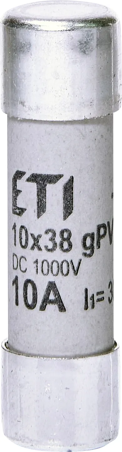 Olvadóbiztosító CH10x38 gPV 10A/1000V DC 002625075