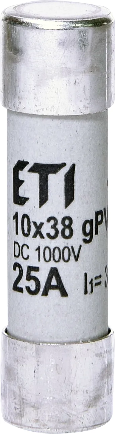 Olvadóbiztosító CH10x38 gPV 25A/1000V DC 002625139
