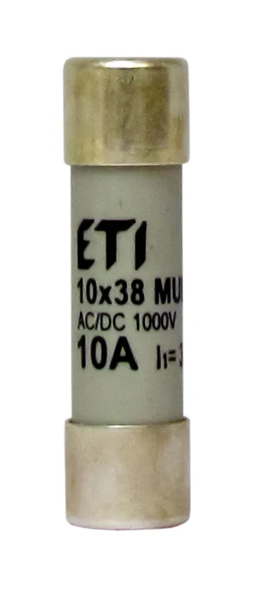 Olvadóbiztosító CH10X38 MM 1A/1000V AC/DC 002625411