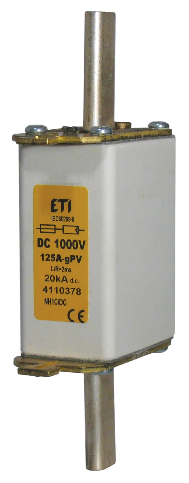 Olvadóbiztosító NH0 gPV 125A/1000V DC 004110388