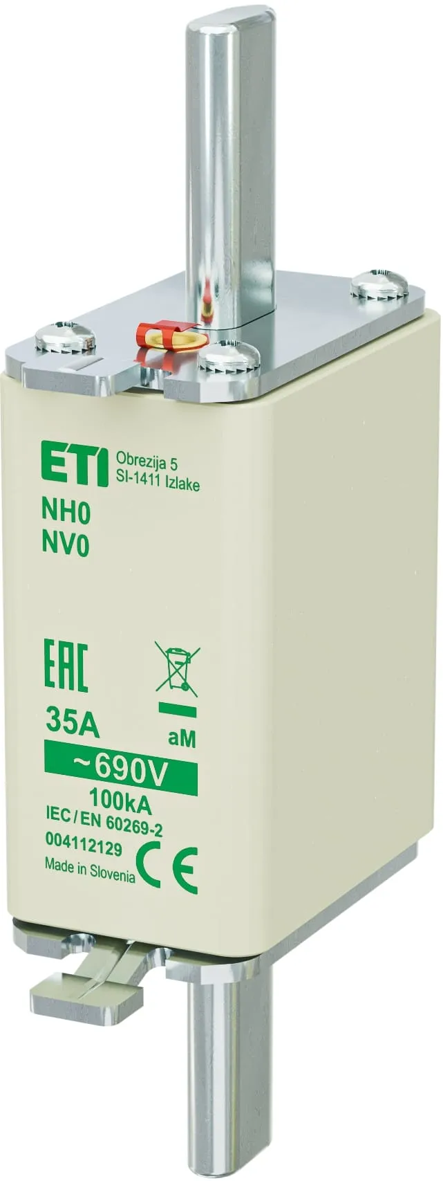 Olvadóbiztosító NH0 aM 35A/690V 004112129