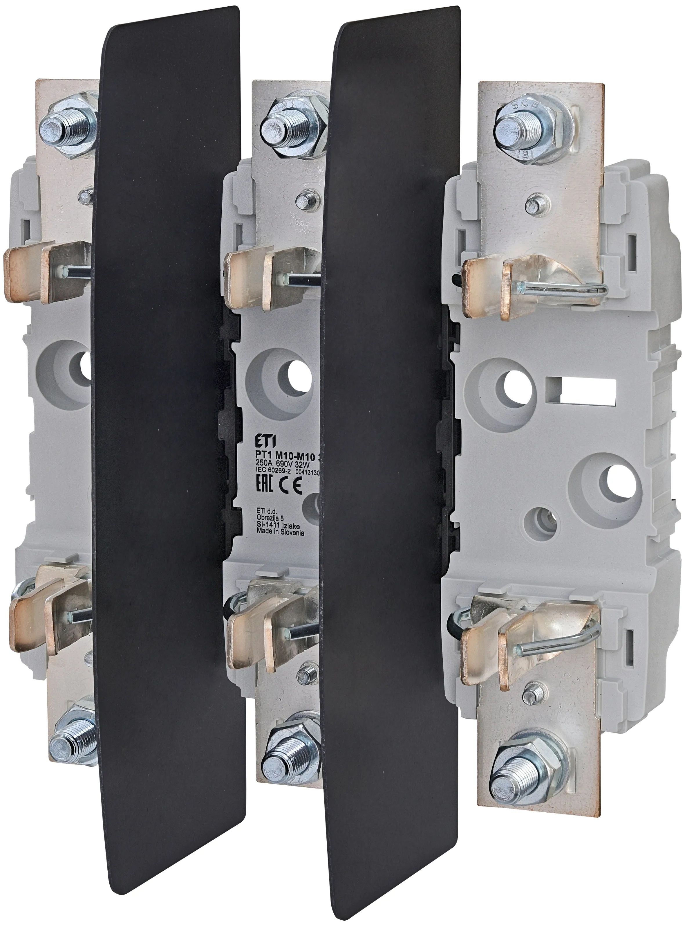 Biztosító foglalat PT 1 M10-M10 3p 004131300