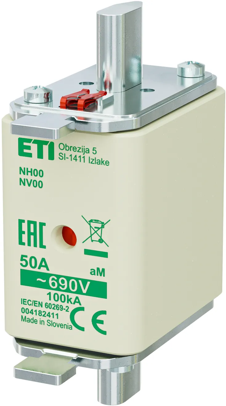 Olvadóbiztosító NH00 aM 50A/690V 004182411