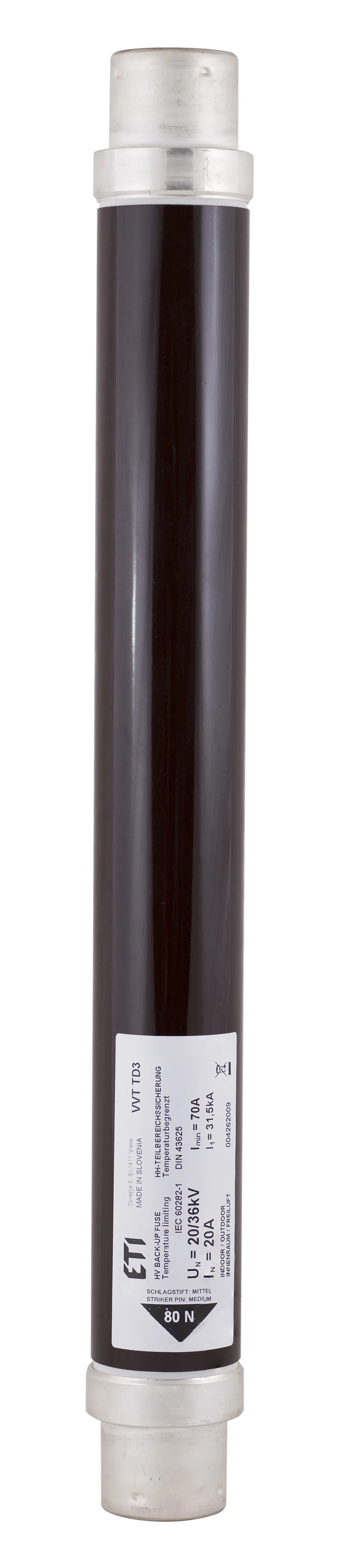 Olvadóbiztosító VVC3 36kV/4A 442 004260104