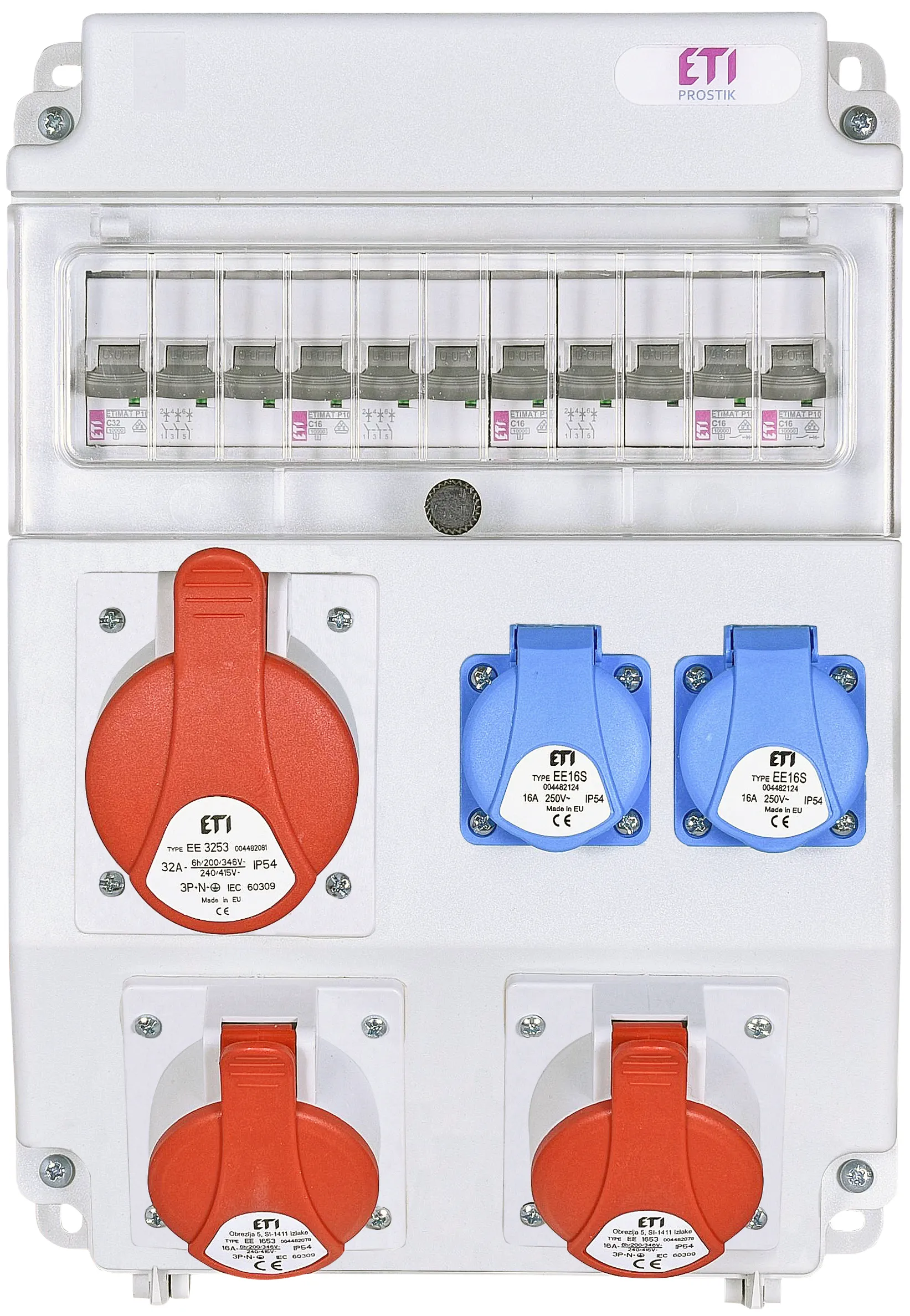 Ipari csatlakozó aljzat EDS11 2-2/3-5 16/32 004483306