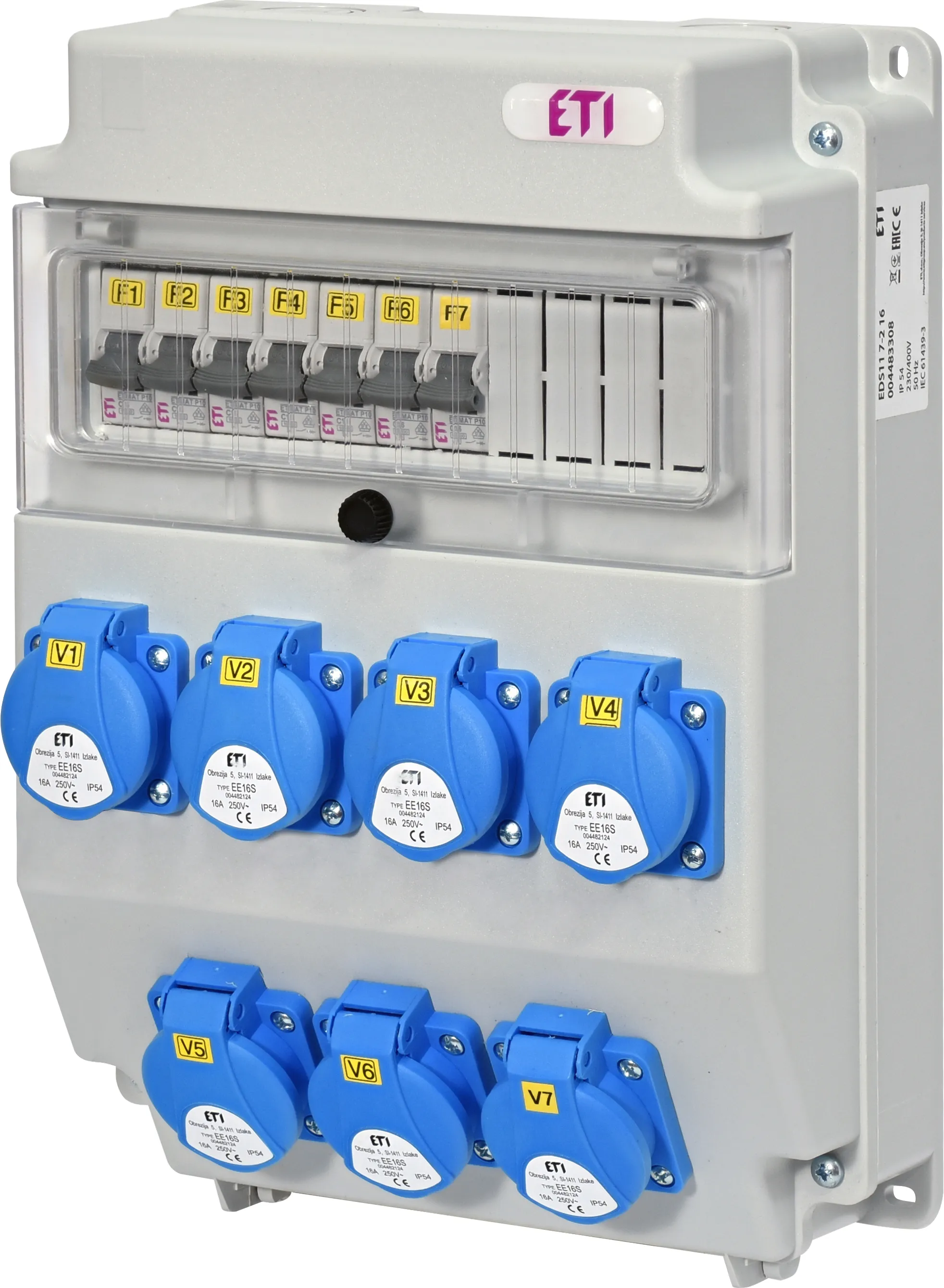 Ipari csatlakozó aljzat EDS11 7-2/0-5 16 004483308