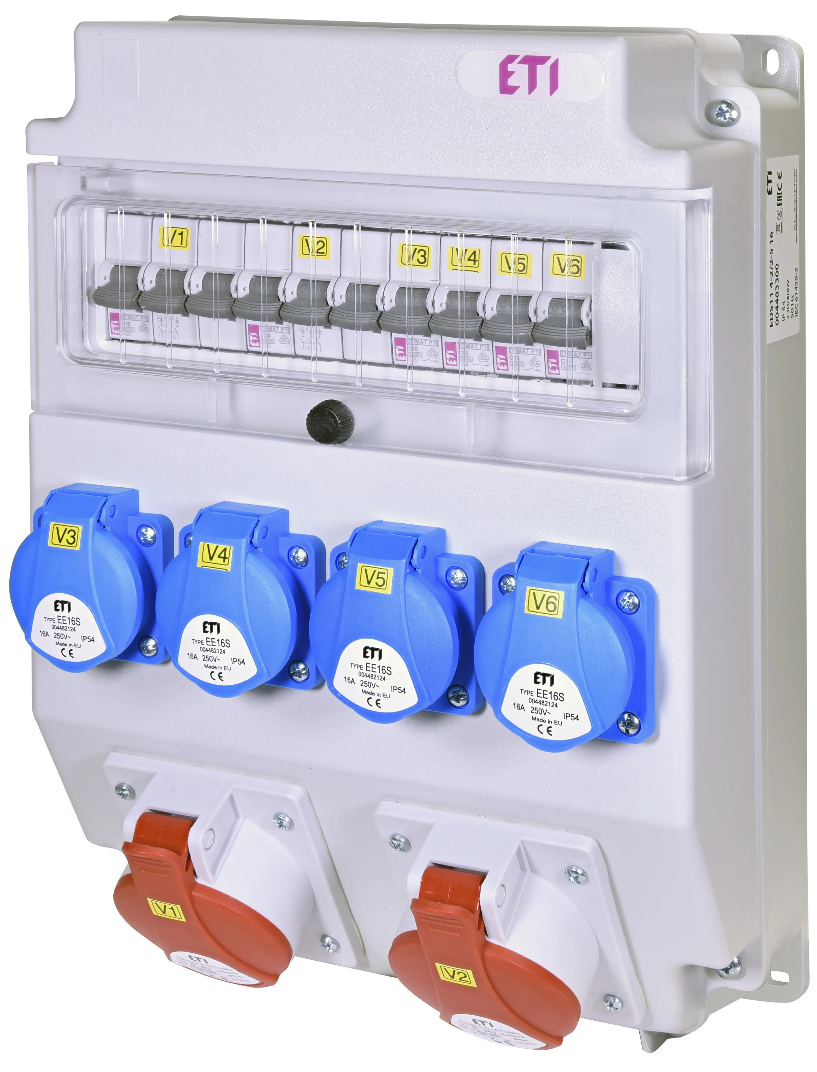 Szerelt PV elosztó EDS11 RCD 4-2/2-5 16 004483309