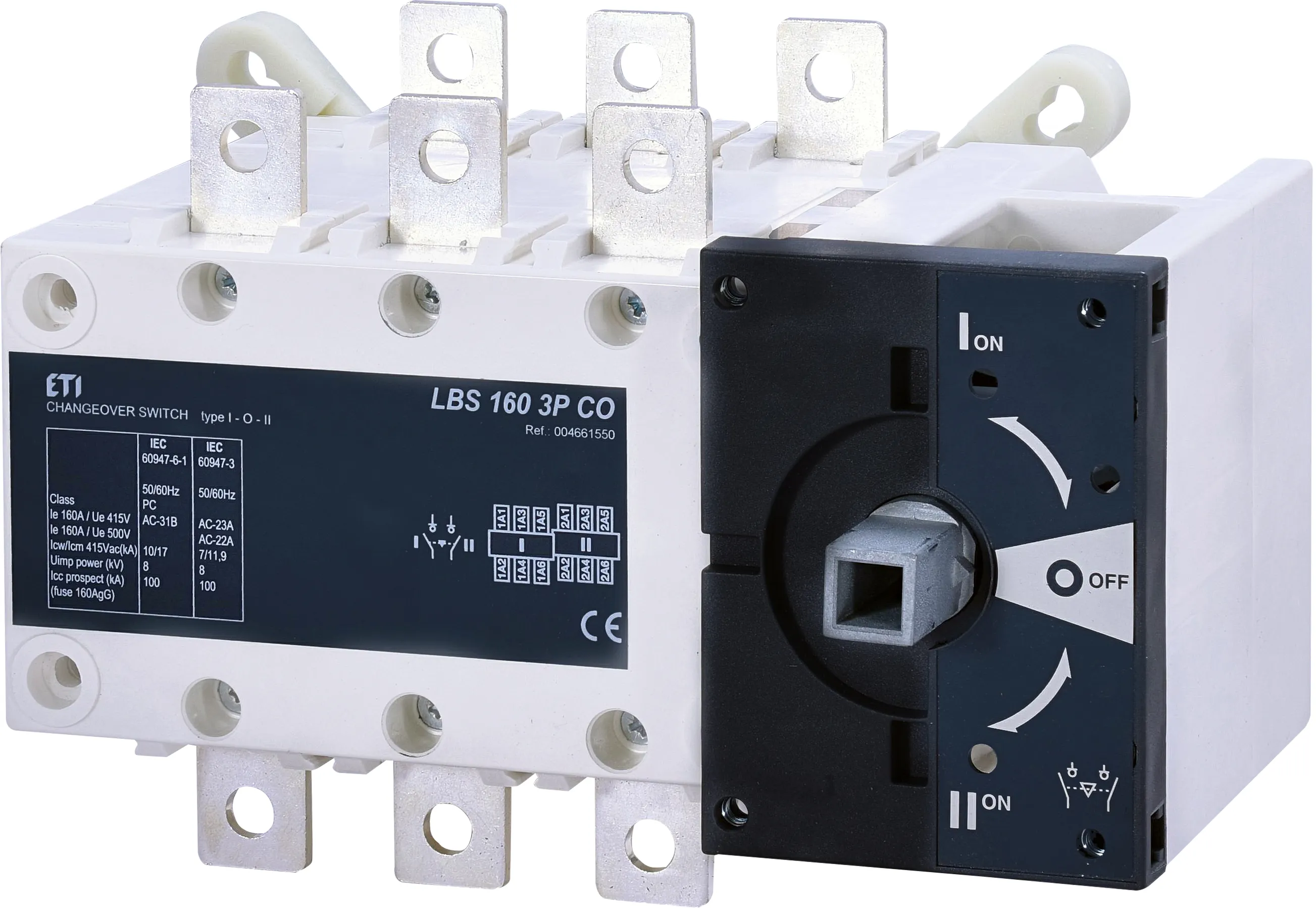 Háromállású átkapcsoló LBS 160 3P CO 004661550