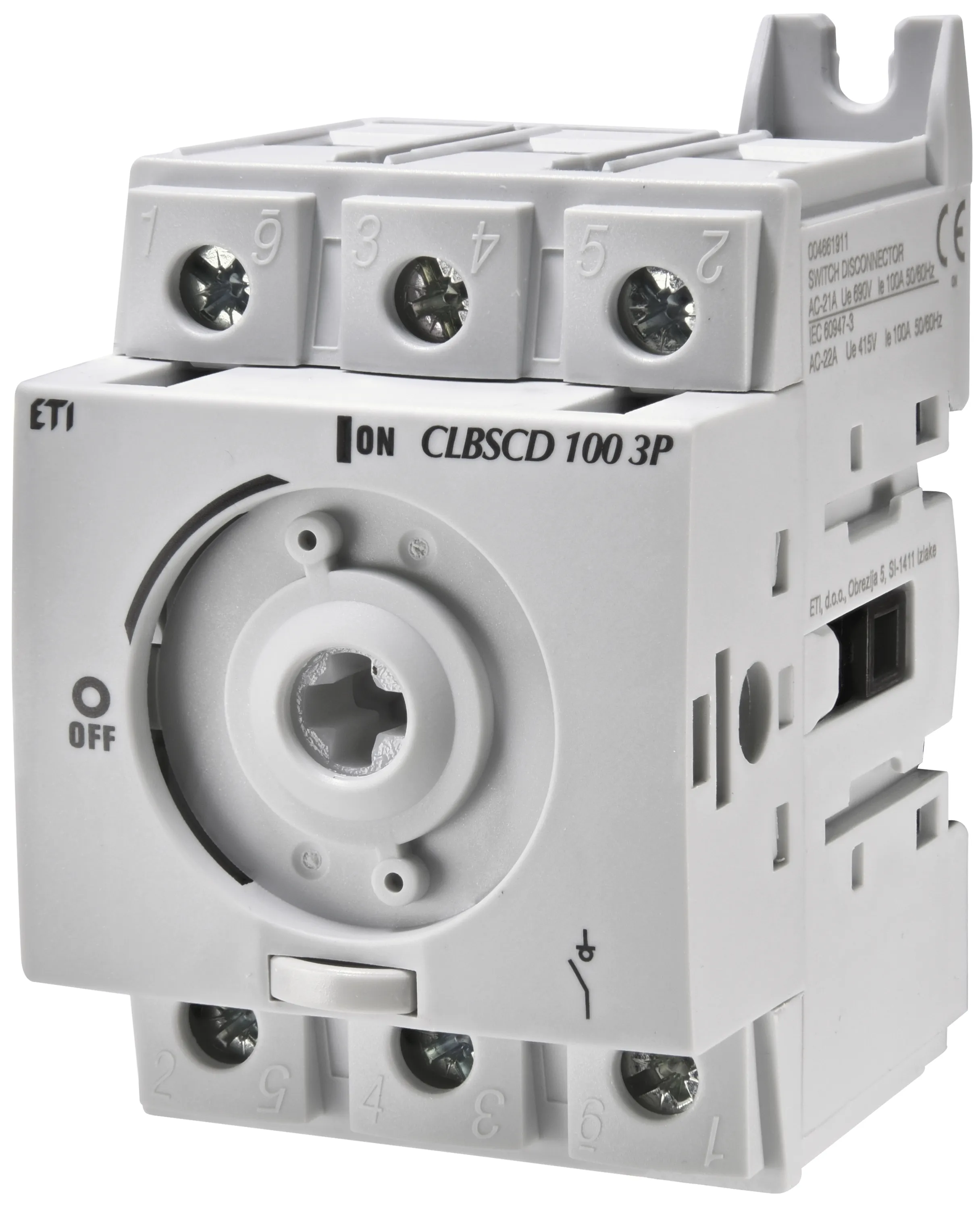 Szakaszoló kapcsoló CLBSCD 100 3P 004661911