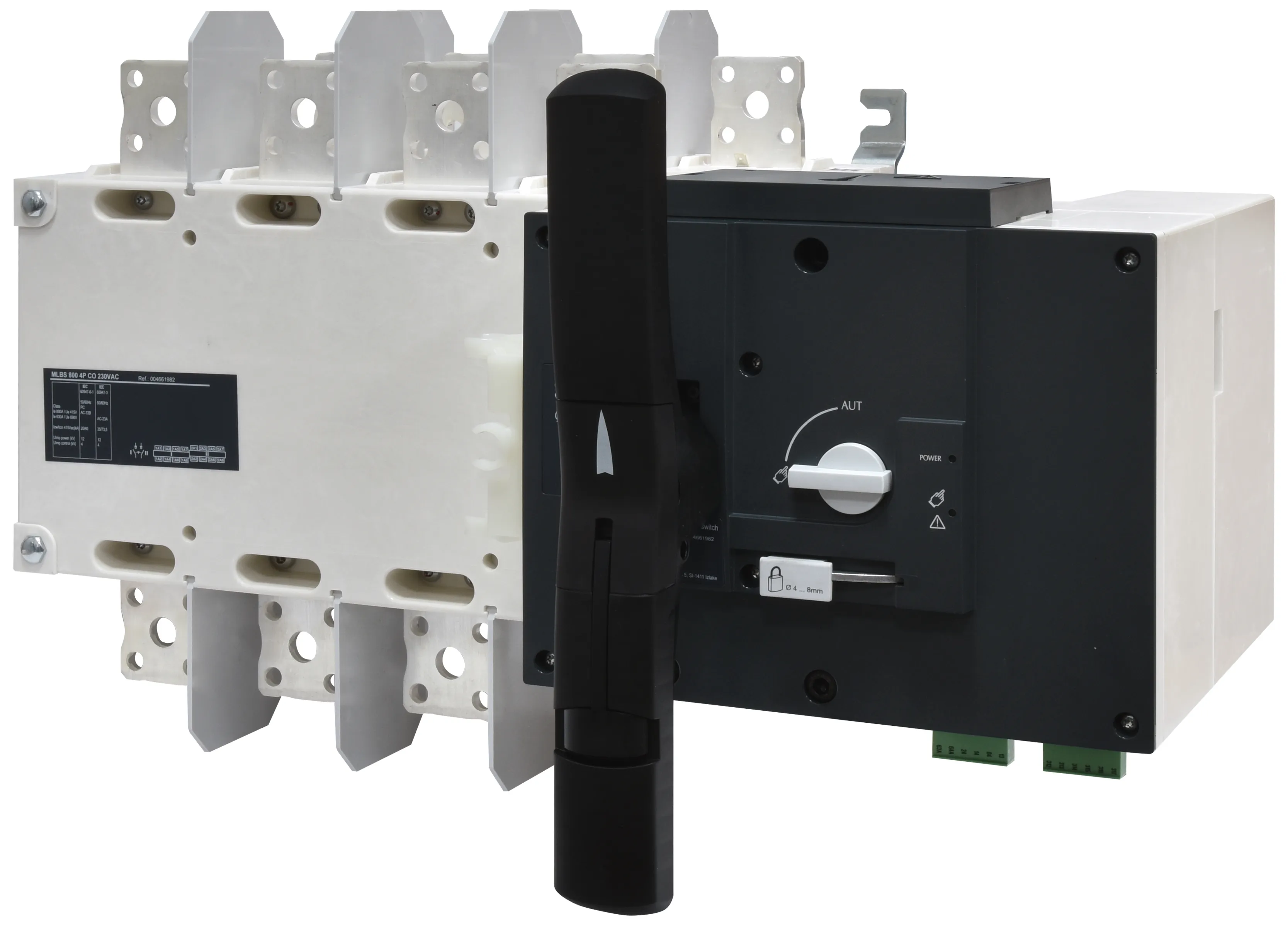 Motoros háromállású átkapcsoló MLBS 800 4P CO 230VAC 004661982