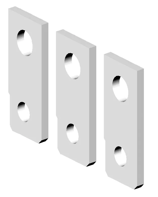 Csatlakozó sín ZB2 S800-800/3 Straight 004672322