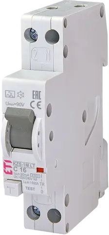 *KZS-1M-LT 1p+N A C16/0.03 6kA