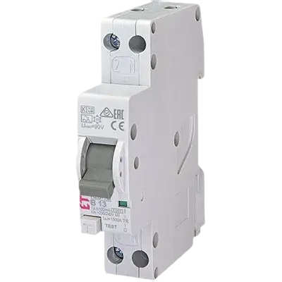 Kép erről: *KZS-1M 1p+N AC B13/0.01 6kA