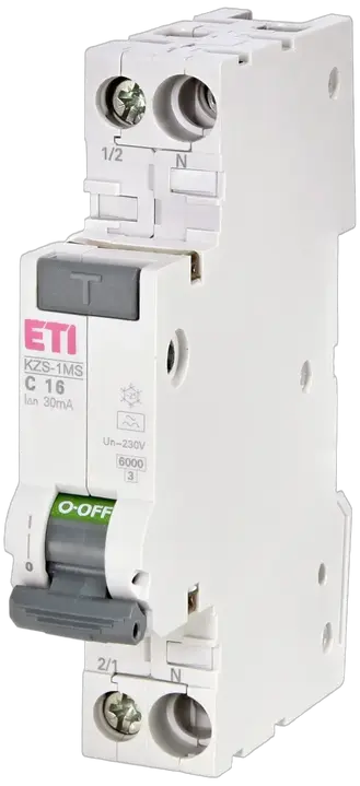 Kép erről: KZS-1MS 1p+N A C6/0.03